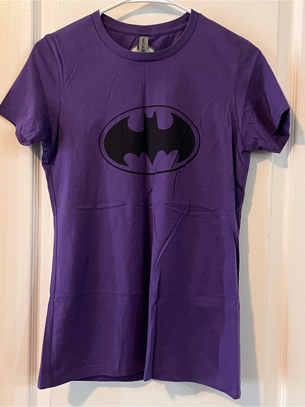 Next Level Apparel Batman Graphic Tee Purple Medium M